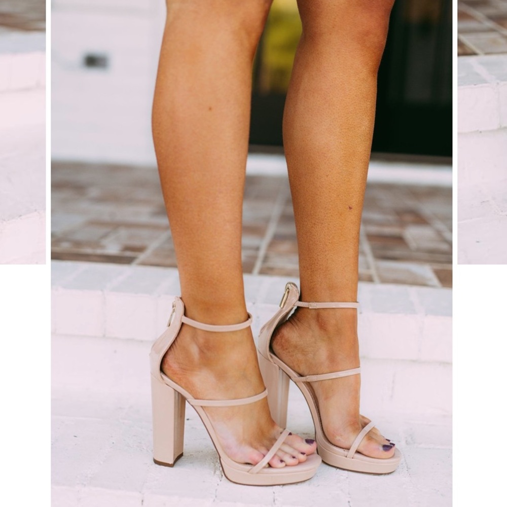 Stacked Nude Heel!